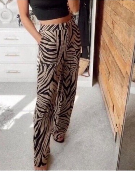 Zara Pants - New Zara Wide-Leg Satin Pants